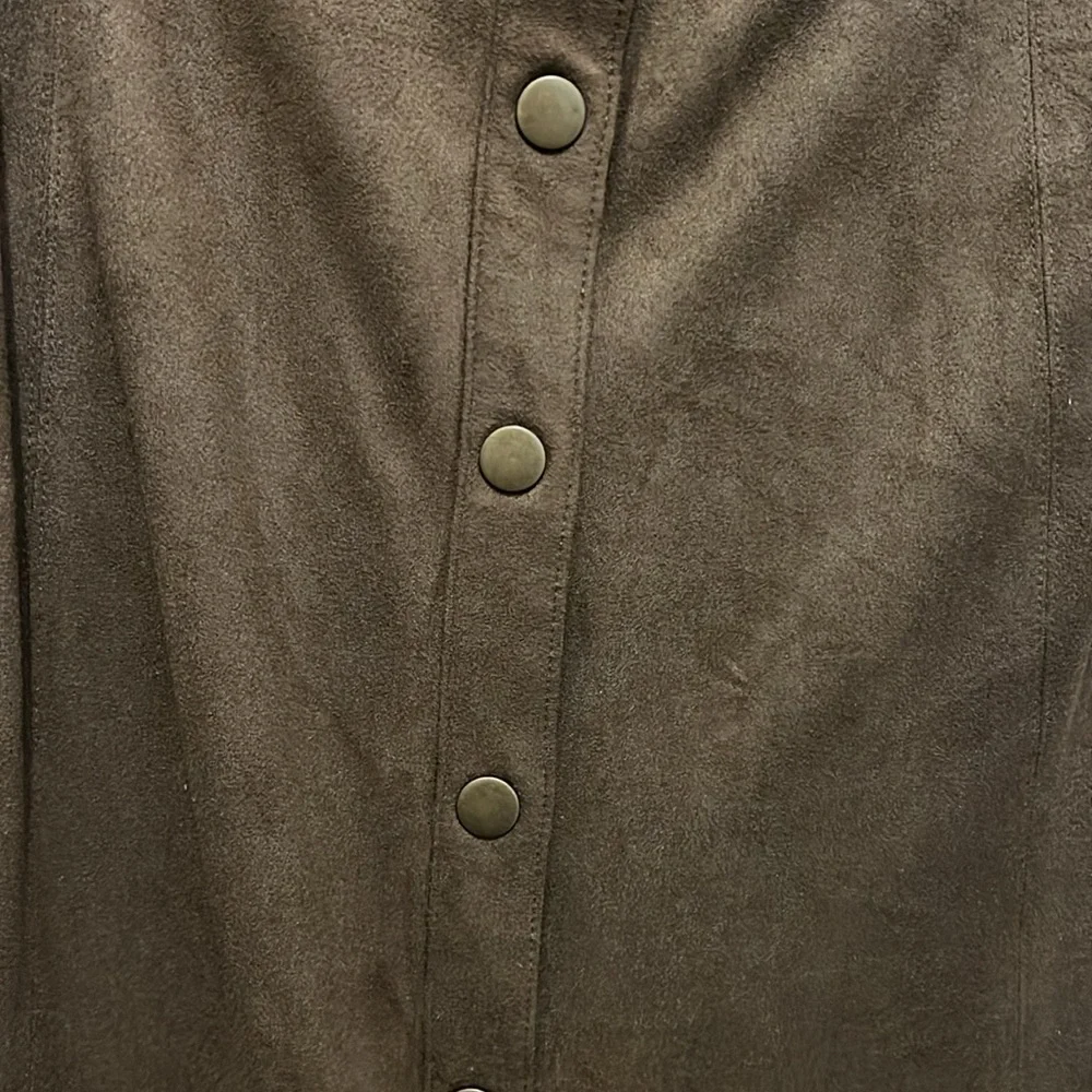 Long Suede Skirt - Picture 3 of 6